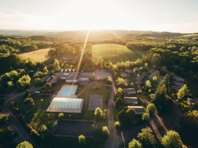 La résidence vue du ciel